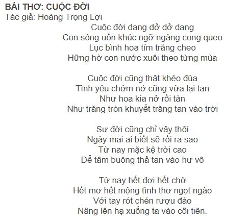 20+ Bài Thơ Hay Về Cuộc Sống Kèm Hình Ảnh Buồn Tâm Trạng Nhất Phần 3