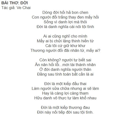 20+ Bài Thơ Hay Về Cuộc Sống Kèm Hình Ảnh Buồn Tâm Trạng Nhất Phần 7