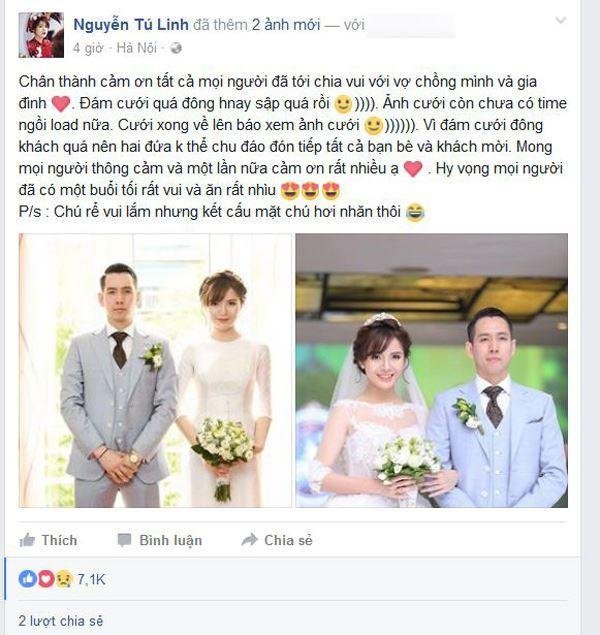 Lời cảm ơn đám cưới 1