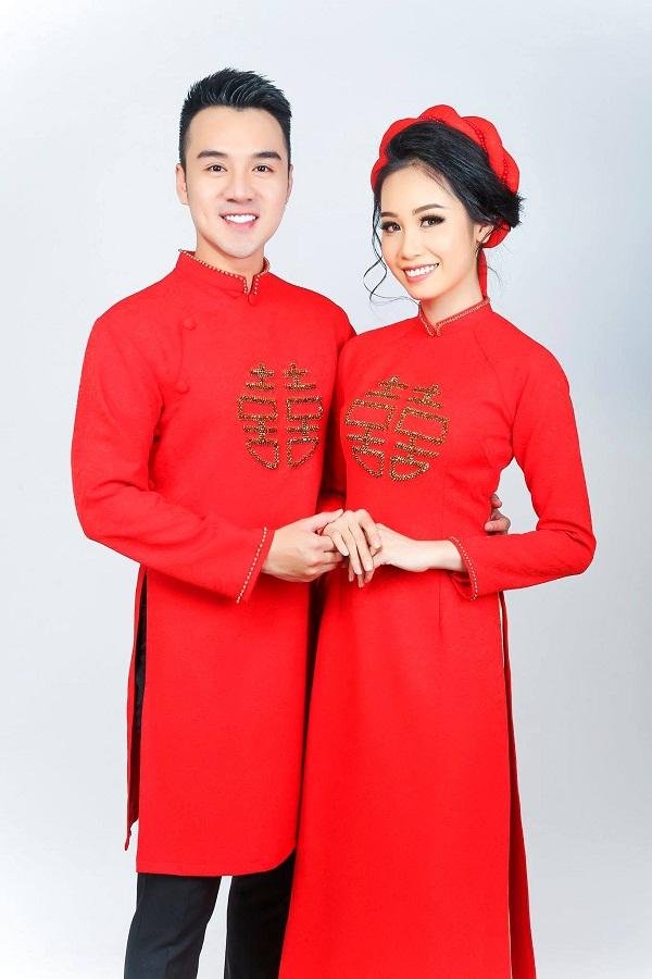 Áo dài cưới uyên ương