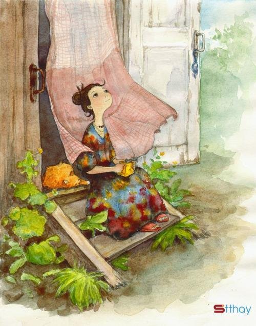 Status buồn Đàn bà từng trải, chọn im lặng nhìn đời, gom niềm riêng rất nhỏ giấu vào một góc suy tư…