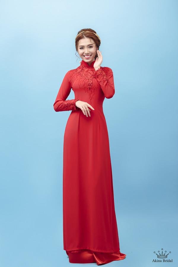 Áo dài cưới truyền thống 5