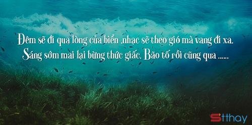 Biển, tình yêu và nỗi nhớ qua những status ý nghĩa nhất