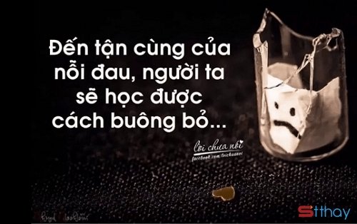 Buông bỏ là cách giải thoát bản thân ra khỏi những đau khổ tình yêu