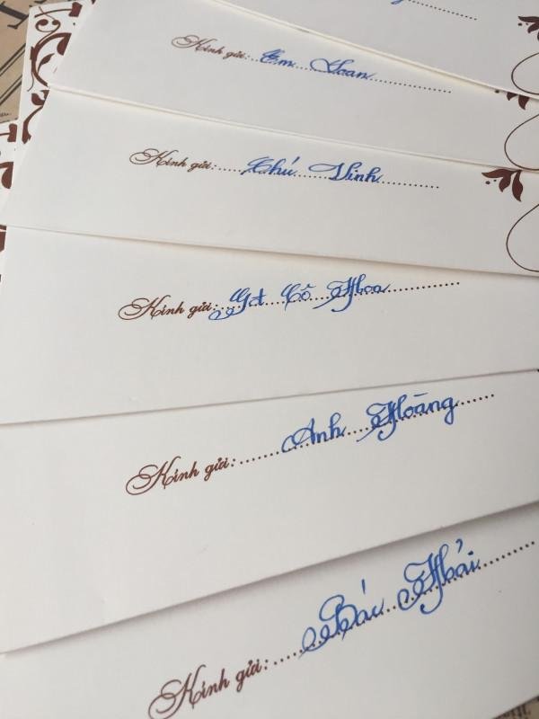 Cách viết thiệp cưới
