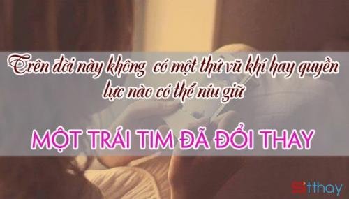 Đôi dòng Stt suy tư về sự đổi thay của lòng người