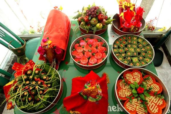 Mâm quả đám hỏi 3