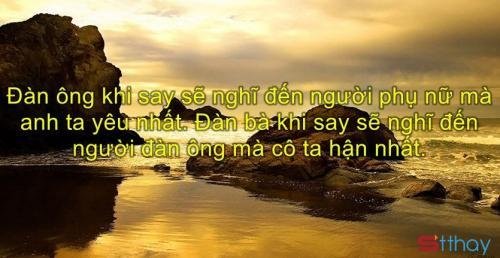 Những Stt diễn tả nỗi đau khổ, sầu tư của kẻ say  