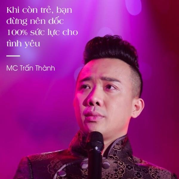 Những câu nói hay của Trấn Thành về tình yêu đậm chất ngôn tình