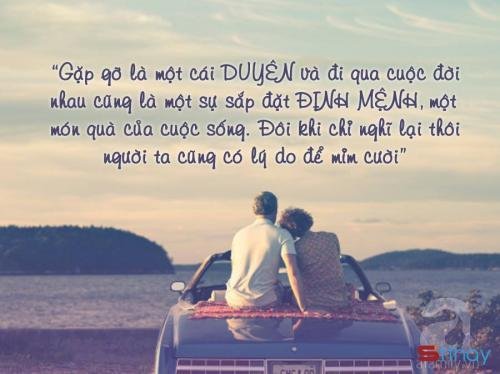 Những dòng status yêu thương - Định mệnh đưa anh đến bên em