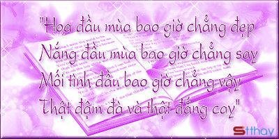 Những status viết về mối tình đầu khó quên