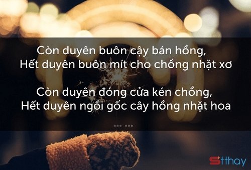 STT Đến với nhau là định mệnh, xa nhau có lẽ do hết duyên