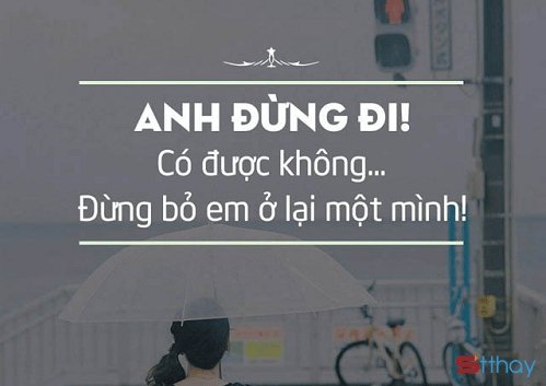 STT Gạt qua tất cả, mình yêu lại từ đầu nha anh