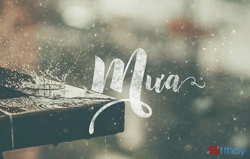 STT mưa là lúc ta được sống thật với cảm xúc của bản thân