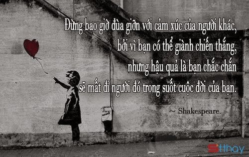STT tình cảm không phải là thứ để đùa giỡn, anh nhé!