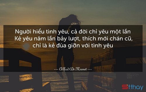 STT tình cảm không phải là thứ để đùa giỡn, anh nhé!