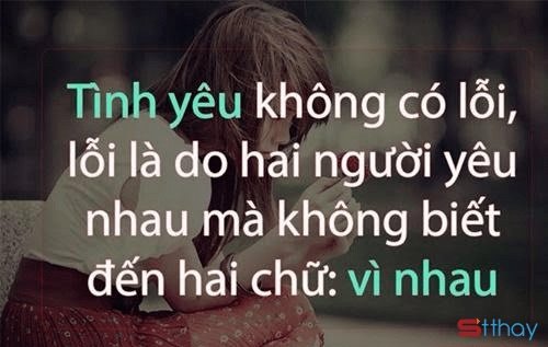STT tình yêu: Phải chăng ta đã quá vội vàng buông tay