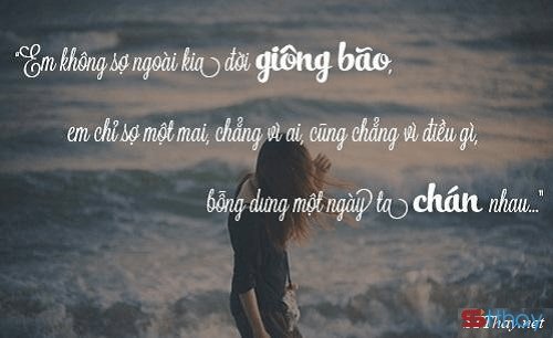 STT vì cả hai ta mình dừng lại thôi anh, em mệt mỏi lắm rồi