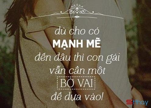 Stt đừng tin em mạnh mẽ vì đó chỉ là em giấu đi sự yếu đuối của mình thôi