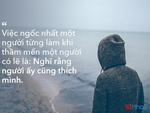 Stt yêu thầm một chàng trai là khi mình nguyện trở thành kẻ ngốc nghếch