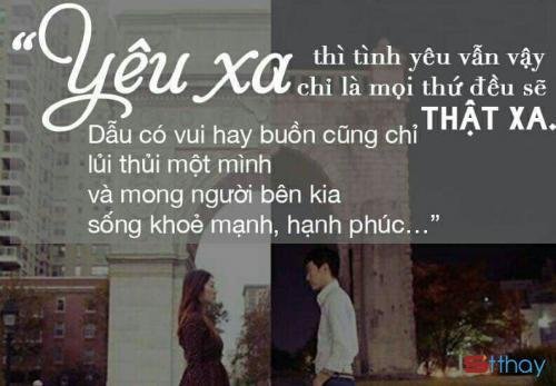 Stt yêu xa khi đọc lên cảm thấy thấy tủi tủi và nhớ nhau đến khôn nguôi