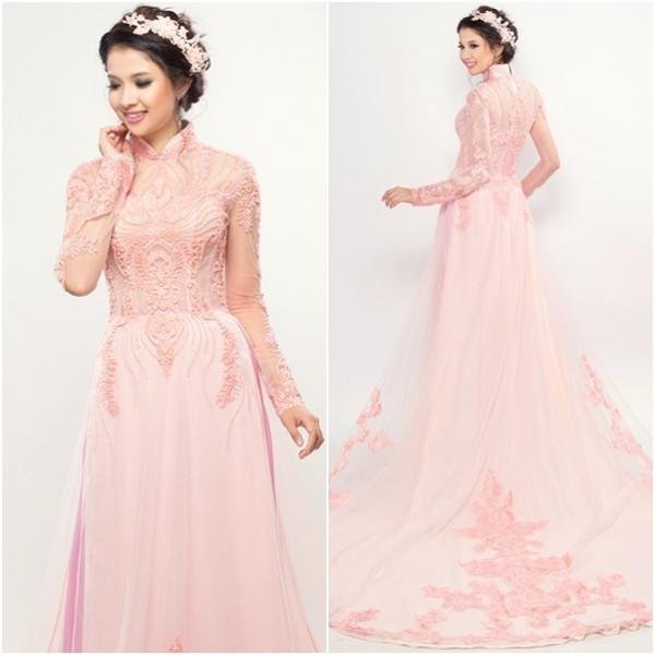 Áo dài cưới truyền thống