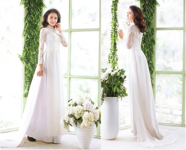 Áo dài cưới truyền thống