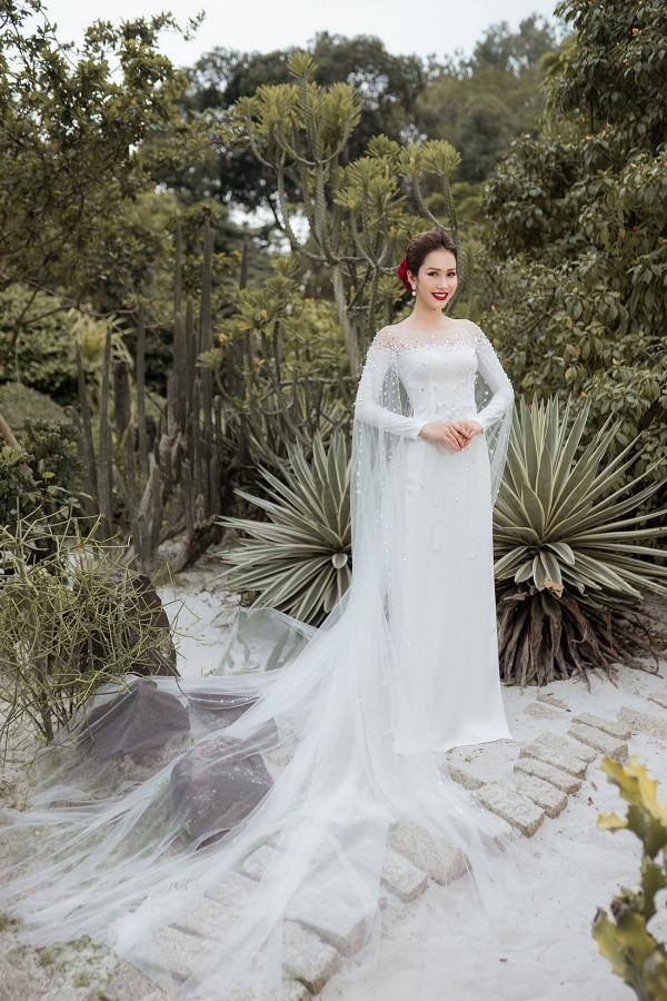 Áo dài cưới cách tân