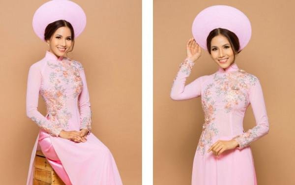 Áo dài cưới kết cườm