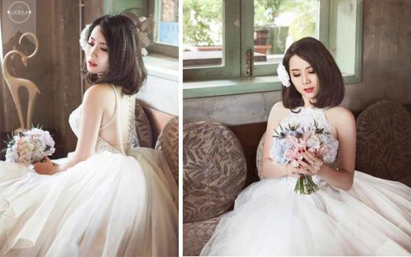 Trang điểm cô dâu tóc ngắn