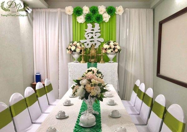 Trọn gói trang trí gia tiên lễ ăn hỏi tại TPHCM