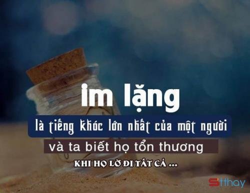 Ý nghĩa của sự lặng im trong những Stt tâm trạng nhất