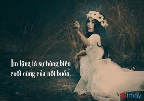 Ý nghĩa của sự lặng im trong những Stt tâm trạng nhất